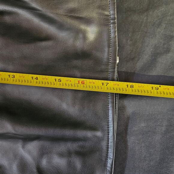 Forever 21+ Black and White Faux Leather Jacket Size 3X NWT Stars Casual Goth - Picture 12 of 12